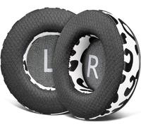 SOULWIT 90mm Tissu en Maille Mousse Coussin Coussinets pour AKG Pro Audio K845 K845BT K545 K540 K275 K267 K245 K182 K167 Casque, Coussinets avec de la Mousse d’Isolation du Bruit