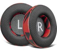 SOULWIT 90mm Tissu en Maille Mousse Coussin Coussinets pour JBL Synchros E50 E50BT S500 S700 Wireless Casque, Coussinets avec de la Mousse d’Isolation du Bruit
