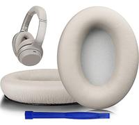 SOULWIT Agneau Mousse Coussin Coussinets pour Sony WH-1000XM3 (WH1000XM3) Over-Ear Écouteurs, Coussinets d'oreille avec Mousse d'isolation phonique Haute densité, épaisseur supplémentaire