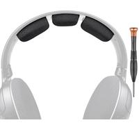 SOULWIT Bandeau Coussin Pad Couverture pour Sennheiser HDR120(HDR 120II/RS120/TR120), HDR130(HDR 130/RS130/TR130)/HDR135(HDR 135/RS135/TR135) Casque, Pièce de Rechange pour Headband