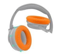 SOULWIT Cache-Oreilles Anti-Transpiration pour Bose Casques - Orange | (Ne conviennent pas 700NC/QC Ultra), pour QuietComfort QC2/QC15/QC25/QC35/QC45/QC SC/Ae2/SoundTrue AE/SoundLink AE Casques