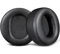 SOULWIT Coussin pour Audeze LCD-2, LCD-2C, LCD-3, LCD-4, LCD-4Z, LCD-MX4, LCD-X, LCD-XC Casques, Coussinets d'oreille en Cuir Protéiné Souple et Mousse à Mémoire de Forme Haute Densité