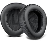 SOULWIT Coussinets de Rechange pour ASUS ROG Delta II Casque Wireless Gaming, Coussin en Cuir Protéiné Souple et Mousse Haute Densité - Noir