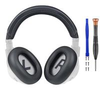 SOULWIT Coussinets d'oreille en Cuir Protéiné + Coussinet de Bandeau Headband, Kit de Remplacement pour Plantronics BackBeat Pro 2 Casque, Voyager 8200 UC, Pièce de Rechange