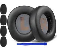 SOULWIT Coussinets d'oreille pour JBL Quantum 600/610/800/810/910/910X/910P sans Fil Casque, Coussin en Cuir Protéiné Souple et Mousse à Mémoire de Forme Haute Densité