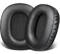 SOULWIT Coussinets pour Marshall Monitor (édition 1.0) Circum-Auriculaire Casque (Non compatibles avec Monitor 2.0), Coussin de Remplacement en Cuir Protéiné Souple et Mousse Haute Densité
