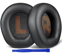 SOULWIT Coussinets Professionnels de Remplacement pour JBL Quantum 400 (Q400) Casque, Mousse Coussin en Cuir Protéiné Plus Doux - Noir