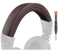 SOULWIT Cuir Protéiné Housse de Rechange pour Audio Technica ATH M50, M50X, M50XWH, M50XBT, M50XBT2, M50S/LE Casque Bandeau,Remplacement Headband Accessoires