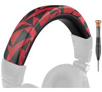 SOULWIT Cuir Protéiné Housse de Rechange pour Audio Technica ATH M50, M50X, M50XWH, M50XBT, M50XBT2, M50S/LE Casque Bandeau,Remplacement Headband Accessoires