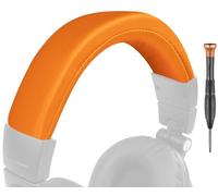 SOULWIT Cuir Protéiné Housse de Rechange pour Audio Technica ATH M50, M50X, M50XWH, M50XBT, M50XBT2, M50S/LE Casque Bandeau,Remplacement Headband Accessoires