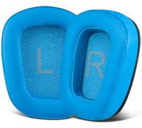 SOULWIT Cuir Protéiné Mousse Coussin Coussinets pour Logitech G35 G930 G933 G933S G935 G633 G633S G635 G533 G430 G431 G432 G433 G332 G230 G231 G233 Casque