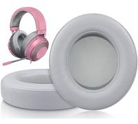 SOULWIT Cuir Protéiné Mousse Coussin Coussinets pour Razer Kraken Pro V2, Kraken 7.1 V2, Kraken Stormtrooper Casque