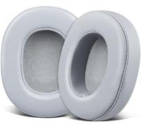 SOULWIT Cuir Protéiné Mousse Coussin Coussinets pour Skullcandy Hesh 3/ANC/Evo & Crusher Wireless/540/ANC/Evo & Venue ANC Over-Ear Casques, avec Une Mousse d'isolation phonique