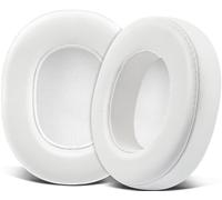 SOULWIT Cuir Protéiné Mousse Coussin Coussinets pour Skullcandy Hesh 3/ANC/Evo & Crusher Wireless/540/ANC/Evo & Venue ANC Over-Ear Casques, avec Une Mousse d'isolation phonique