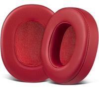 SOULWIT Cuir Protéiné Mousse Coussin Coussinets pour Skullcandy Hesh 3/ANC/Evo & Crusher Wireless/540/ANC/Evo & Venue ANC Over-Ear Casques, avec Une Mousse d'isolation phonique