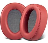 SOULWIT Doux Cuir Protéiné Mousse Coussin Coussinets pour Sony WH-H900N (h.Ear on 2 Wireless) & MDR 100ABN (h.Ear on Wireless) Annulation de Bruit Over-Ear Casque