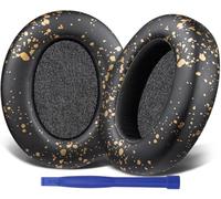 SOULWIT Doux Cuir Protéiné Mousse Coussin Coussinets pour Sony WH-XB910 XB910N Suppression du Bruit des Basses supplémentaires Casque, pour Sony WHXB910N Wireless Bluetooth Casque