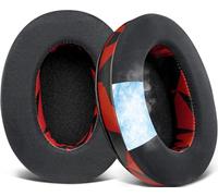 SOULWIT Gel Coussinets pour ATH M50X/M40X, HyperX Cloud 2/3/Alpha, MDR-7506, Arctis 7/9/5/Nova 7/Pro Wired, G Pro X, Sennheiser HD280, Razer Kaira/Barracuda/Kraken Series, Turtle Beach Stealth