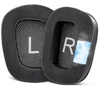 SOULWIT Gel Coussinets pour Logitech G935/G933/G930/G432/G35 - Noir | pour G35/G930/G933/G935/G633/G635/G533/G430/G431/G432/G433/G332/G230/G231/G233 Casques