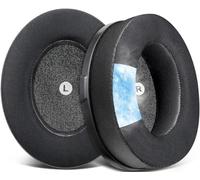 SOULWIT Gel de Refroidissement Mousse Coussin Coussinets pour Audeze Penrose/Penrose X/Mobius, Mousse pour HyperX Cloud Orbit/Orbit S Casque, Coussin Tissu de Soie Glacée, Mousse d’Isolation Phonique