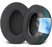 SOULWIT Gel de Refroidissement Mousse Coussin Coussinets pour HyperX Cloud 2/3/3S/1/Alpha/Flight/Stinger/Stinger2/Core/Pro, CloudX Stinger/Flight Series Casque