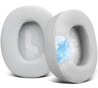SOULWIT Gel de Refroidissement Mousse Coussin Coussinets pour JBL E65BTNC/Live 650BTNC/Live 770NC/Live 660NC/Duet NC Over-Ear Casque, Coussins avec Mousse Haute densité Plus Douce
