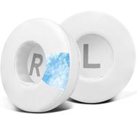 SOULWIT Gel de Refroidissement Mousse Coussin Coussinets pour Logitech H390 H600 H609 H760 sans Fil Casques, Coussinets d’Oreille avec Mousse d’Isolation Phonique, Épaisseur Supplémentaire
