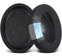 SOULWIT Gel de Refroidissement Mousse Coussin Coussinets pour Sennheiser HD650, HD660 S, HD600, HD6XX, HD58X, HD580, HD565, HD545, HD535 Casque, Coussinets d'oreille avec Tissu en Soie Glacée