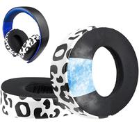 SOULWIT Gel de Refroidissement Mousse Coussin Coussinets pour Sony Gold Wireless PlayStation PS4 Casque, Oreillettes de Remplacement pour la Version 2014, modèle de Casque CECHYA-0083