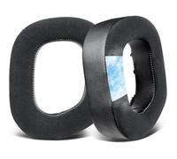 SOULWIT Gel Mousse Coussin Coussinets pour Casque Corsair HS80 MAX/HS80 RGB USB Wired/HS 80 RGB - Noir