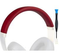 SOULWIT Kit de Couverture Bandeau Headband pour Beats Studio 3 & Studio 2 Wired & Wireless Casques, Pièce de Remplacement pour Coussin de Ceinture de Tête avec Silicone Durable et Plastique