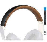 SOULWIT Kit de Couverture Bandeau Headband pour Beats Studio 3 & Studio 2 Wired & Wireless Casques, Pièce de Remplacement pour Coussin de Ceinture de Tête avec Silicone Durable et Plastique