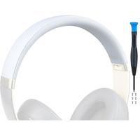 SOULWIT Kit de Couverture Bandeau Headband pour Beats Studio 3 & Studio 2 Wired & Wireless Casques, Pièce de Remplacement pour Coussin de Ceinture de Tête avec Silicone Durable et Plastique