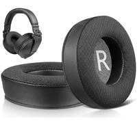 SOULWIT Maille Coussinets pour Pioneer DJ HDJ-(X5/X7/X10) - Noir