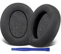 SOULWIT Micro Suède Coussinets d'oreille pour Sony WH-XB910 XB910N Extra Bass Noise Cancelling Casque, pour Sony WHXB910N Casque sans Fil, Coussin avec Mousse Isolante