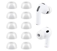 SOULWIT Mousse à Mémoire Forme Embouts pour AirPods Pro 3 (3rd Generation 2025), Pro3 Remplacement pour Embouts Écouteur de Accessoires(Ash White/XS)