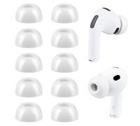 SOULWIT Mousse à Mémoire Forme Embouts pour AirPods Pro 3 (3rd Generation 2025), Pro3 Remplacement pour Embouts Écouteur de Accessoires(Ash White/S)