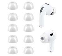 SOULWIT Mousse à Mémoire Forme Embouts pour AirPods Pro 3 (3rd Generation 2025), Pro3 Remplacement pour Embouts Écouteur de Accessoires(Ash White/XXS)