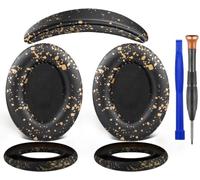 SOULWIT Mousse Coussin Coussinets + Bandeau de Rechange + Silicone Coussinet Couverture Protecteur, Kit de Remplacement pour Bose QuietComfort 15 (QC15)/QuietComfort 2 (QC 2) Circum-auriculaire Casque