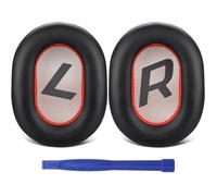 SOULWIT Mousse Coussin Coussinets d'oreille pour Casque Plantronics BackBeat Pro 2, Voyager 8200 UC - Noir