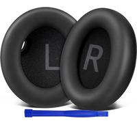 SOULWIT Mousse Coussin Coussinets pour Anker Soundcore Space One (S1) Casque, Pas pour Space One Pro, Coussinets d'oreille avec Cuir Protéiné Plus Doux, Mousse d'isolation Phonique