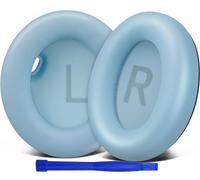 SOULWIT Mousse Coussin Coussinets pour Anker Soundcore Space One (S1) Casque, Pas pour Space One Pro, Coussinets d'oreille avec Cuir Protéiné Plus Doux, Mousse d'isolation Phonique