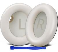 SOULWIT Mousse Coussin Coussinets pour Anker Soundcore Space One (S1) Casque, Pas pour Space One Pro, Coussinets d'oreille avec Cuir Protéiné Plus Doux, Mousse d'isolation Phonique