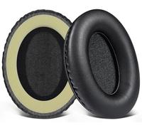 SOULWIT Mousse Coussin Coussinets pour Audio-Technica ATH-ANC7/ANC7B Casque, Coussinets d'oreille avec Cuir protéiné Plus Doux, Mousse Haute Densité Plus Douce