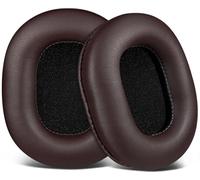 SOULWIT Mousse Coussin Coussinets pour Audio Technica ATH M50X M50XBT M50RD M40X M30X M20X MSR7 SX1 Monitor Casque Audio, en Cuir protéiné Plus Doux, en Mousse à mémoire de Forme Haute densité