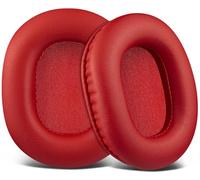 SOULWIT Mousse Coussin Coussinets pour Audio Technica ATH M50X M50XBT M50RD M40X M30X M20X MSR7 SX1 Monitor Casque Audio, en Cuir protéiné Plus Doux, en Mousse à mémoire de Forme Haute densité