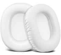 SOULWIT Mousse Coussin Coussinets pour Audio Technica ATH M50X M50XBT M50RD M40X M30X M20X MSR7 SX1 Monitor Casque Audio, en Cuir protéiné Plus Doux, en Mousse à mémoire de Forme Haute densité