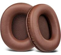 SOULWIT Mousse Coussin Coussinets pour Audio Technica ATH M50X M50XBT M50RD M40X M30X M20X MSR7 SX1 Monitor Casque Audio, en Cuir protéiné Plus Doux, en Mousse à mémoire de Forme Haute densité