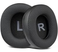 SOULWIT Mousse Coussin Coussinets pour EKSA E900 / E900 Pro Casques de Jeu, Coussinets en Tissu Métallique Durable, Mousse à Isolation Phonique