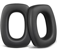 SOULWIT Mousse Coussin Coussinets pour Howard Leight par Earmuffs Impact Sport/Pro, Sync, Leightning, Awesafe GF01, ZOHAN EM054, PROHEAR 030/036/016, avec Cuir Protéiné Plus Doux